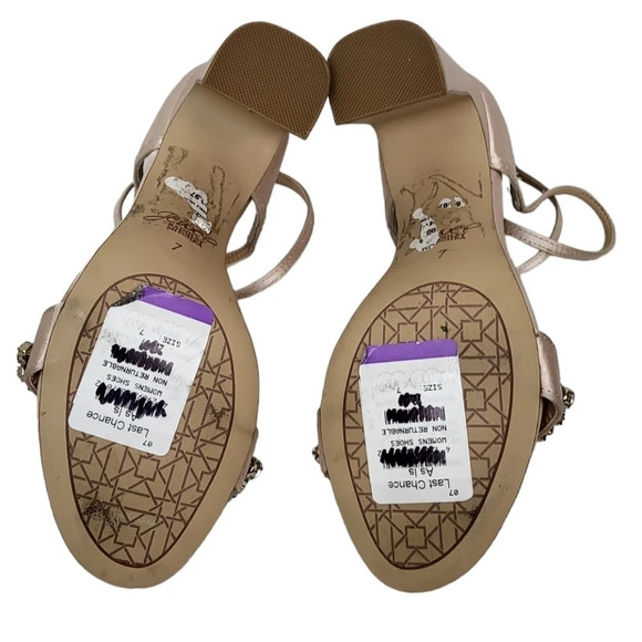 Jewel Badgley Mischka Penny Crystal Embellished Block Heel - Picture 3 of 6